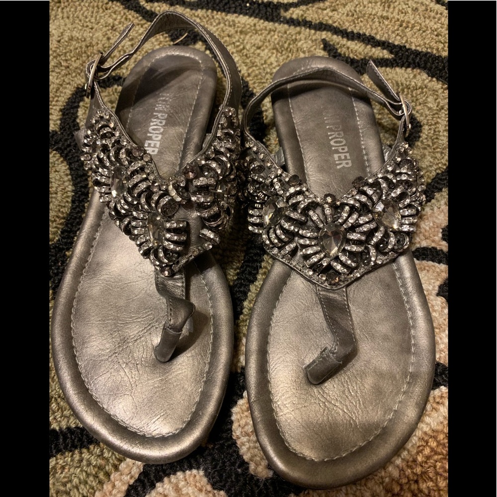 Boston proper Rhinestone sandals